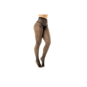 Collant résille sexy noire 